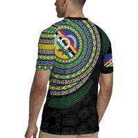 Torba Tribal Tattoo with Namele Leaves Rugby Jersey