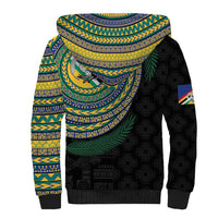 Torba Tribal Tattoo with Namele Leaves Sherpa Hoodie LT03 - Polynesian Pride