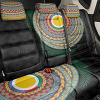 Shefa Tribal Tattoo with Namele Leaves Back Car Seat Cover