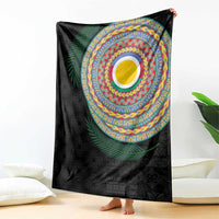 Shefa Tribal Tattoo with Namele Leaves Blanket