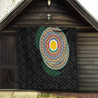 Shefa Tribal Tattoo with Namele Leaves Quilt