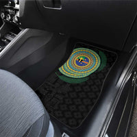 Tafea Tribal Tattoo with Namele Leaves Car Mats LT03 - Polynesian Pride
