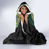 Tafea Tribal Tattoo with Namele Leaves Hooded Blanket LT03 - Polynesian Pride