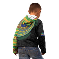 Tafea Tribal Tattoo with Namele Leaves Kid Hoodie