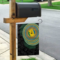 Malampa Tribal Tattoo with Namele Leaves Garden Flag