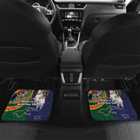 Manuʻa Islands and American Samoa Together Car Mats Rooster and Eagle Mascot National Map and Flag Style