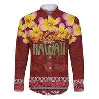 Aloha Plumeria Flowers Family Matching Mermaid Dress and Hawaiian Shirt With Hawaiian Style Tapa Tribal