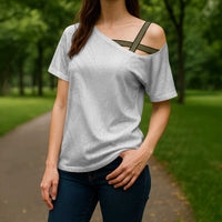 Niue White Sunday Cross Shoulder Shirt Hiapo Tribal Art Tattoos LT03 - Polynesian Pride
