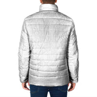 Niue White Sunday Padded Jacket Hiapo Tribal Art Tattoos LT03 - Polynesian Pride