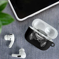 Super Samoan Traditional Tribal Art Tattoos AirPods Case Black Color LT03 - Polynesian Pride