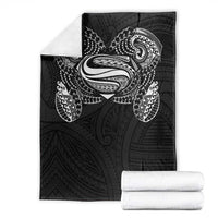 Super Samoan Traditional Tribal Art Tattoos Blanket Black Color - Polynesian Pride
