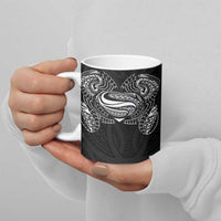 Super Samoan Traditional Tribal Art Tattoos Ceramic Mug Black Color LT03 - Polynesian Pride