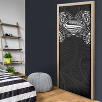 Super Samoan Traditional Tribal Art Tattoos Door Cover Black Color LT03 - Polynesian Pride