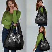 Super Samoan Traditional Tribal Art Tattoos Grocery Bag Black Color LT03 - Polynesian Pride