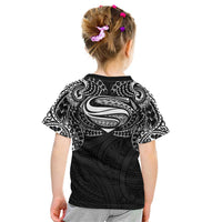 Super Samoan Traditional Tribal Art Tattoos Kid T Shirt Black Color - Polynesian Pride