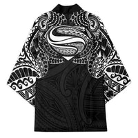 Super Samoan Traditional Tribal Art Tattoos Kimono Black Color - Polynesian Pride