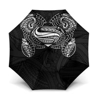Super Samoan Traditional Tribal Art Tattoos Umbrella Black Color LT03 One Size Folded 11.42 inch Opened Diameter 37.4 inch Black - Polynesian Pride