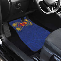 Super Samoan Traditional Tribal Art Tattoos Car Mats Blue Color LT03 - Polynesian Pride