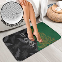 Aotearoa South Africa Rugby Freedom Cup Bathroom Set Kiwi Warriors Haka with King Protea Symbol - Polynesian Pride