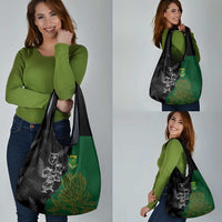 Aotearoa South Africa Rugby Freedom Cup Grocery Bag Kiwi Warriors Haka with King Protea Symbol LT03 - Polynesian Pride