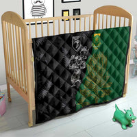 Aotearoa South Africa Rugby Freedom Cup Quilt Kiwi Warriors Haka with King Protea Symbol - Polynesian Pride