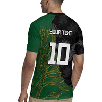 Custom Aotearoa South Africa Rugby Freedom Cup Rugby Jersey Kiwi Warriors Haka with King Protea Symbol LT03 - Polynesian Pride