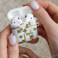 Hawaiian Quilts AirPods Case Tropical Fruits and Plants