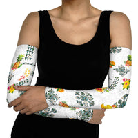 Hawaiian Quilts Arm Sleeves Tropical Fruits and Plants