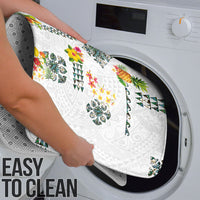 Hawaiian Quilts Bathroom Set Tropical Fruits and Plants