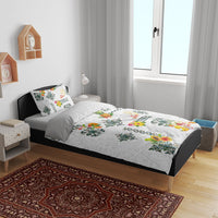 Hawaiian Quilts Bedding Set Tropical Fruits and Plants