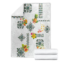Hawaiian Quilts Blanket Tropical Fruits and Plants