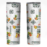 Hawaiian Quilts Skinny Tumbler Tropical Fruits and Plants