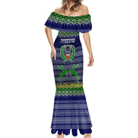 Personalised Pohnpei State Christmas Mermaid Dress Coat of Arms Beautiful Merry Xmas Snowflake LT03 - Polynesian Pride