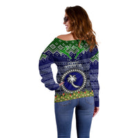 chuuk-state-christmas-off-shoulder-sweater-coat-of-arms-beautiful-merry-xmas-snowflake