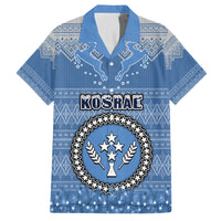 personalised-kosrae-christmas-family-matching-short-sleeve-bodycon-dress-and-hawaiian-shirt-coat-of-arms-beautiful-merry-xmas-snowflake