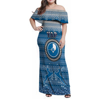 personalised-yap-christmas-family-matching-off-shoulder-maxi-dress-and-hawaiian-shirt-coat-of-arms-beautiful-merry-xmas-snowflake