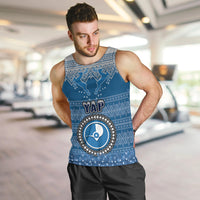 personalised-yap-christmas-men-tank-top-coat-of-arms-beautiful-merry-xmas-snowflake