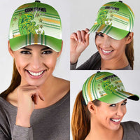 Cook Islands Va'a Race Classic Cap Te Tatau Tattoos Sporty Style Green-White Color LT03 - Polynesian Pride