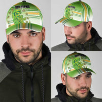 Cook Islands Va'a Race Classic Cap Te Tatau Tattoos Sporty Style Green-White Color LT03 - Polynesian Pride