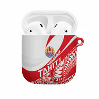 Tahiti Va'a Race AirPods Case Polynesian Tattoos Sporty Style LT03 Red - Polynesian Pride