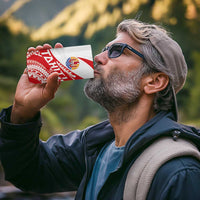 Personalised Tahiti Va'a Race 4 in 1 Can Cooler Tumbler Polynesian Tattoos Sporty Style - Polynesian Pride