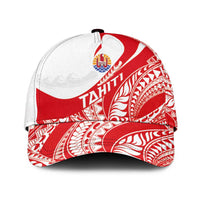 Tahiti Va'a Race Classic Cap Polynesian Tattoos Sporty Style LT03 Universal Fit Red - Polynesian Pride