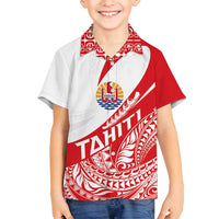 Personalised Tahiti Va'a Race Family Matching Puletasi and Hawaiian Shirt Polynesian Tattoos Sporty Style - Polynesian Pride