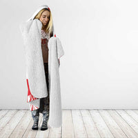 Tahiti Va'a Race Hooded Blanket Polynesian Tattoos Sporty Style - Polynesian Pride