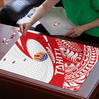 Tahiti Va'a Race Puzzle Polynesian Tattoos Sporty Style - Polynesian Pride