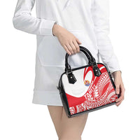 Tahiti Va'a Race Shoulder Handbag Polynesian Tattoos Sporty Style - Polynesian Pride