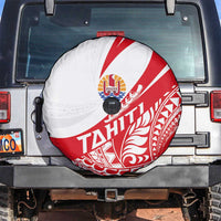 Tahiti Va'a Race Spare Tire Cover Polynesian Tattoos Sporty Style - Polynesian Pride