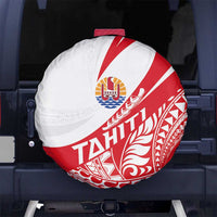 Tahiti Va'a Race Spare Tire Cover Polynesian Tattoos Sporty Style - Polynesian Pride