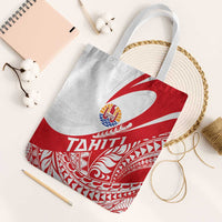 Tahiti Va'a Race Tote Bag Polynesian Tattoos Sporty Style - Polynesian Pride