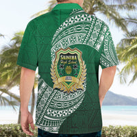 Tonga Saineha High School Hawaiian Shirt Traditional Ngatu and Polynesian Pattern LT03 - Polynesian Pride